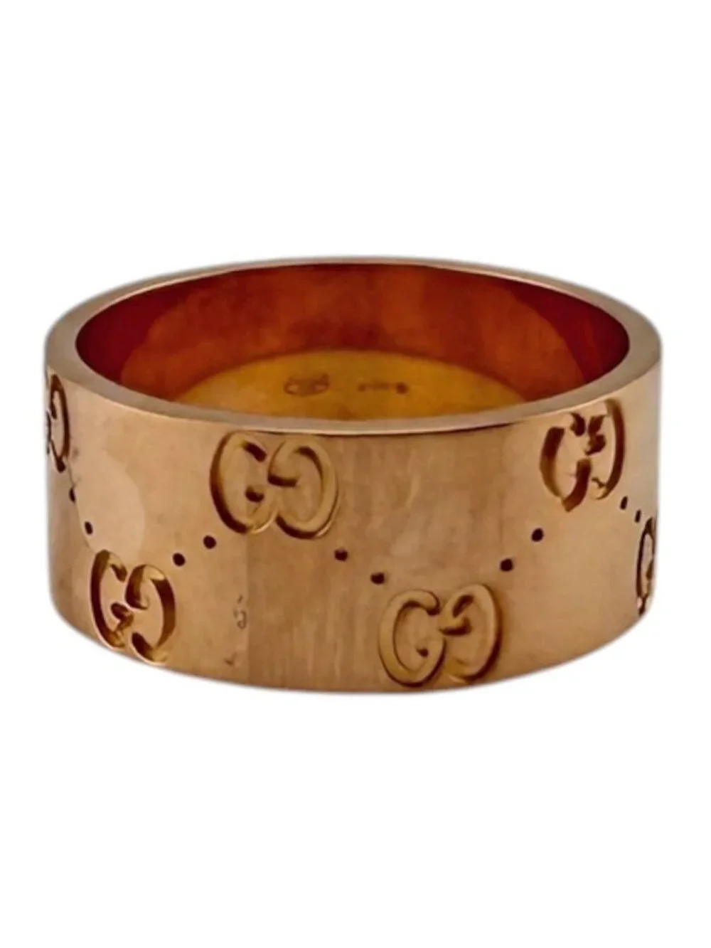 Gucci Icon Wide Ring 18k Pink Gold